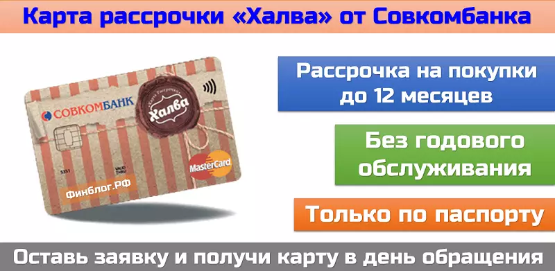 Кредитная карта от Совкомбанка по паспорту